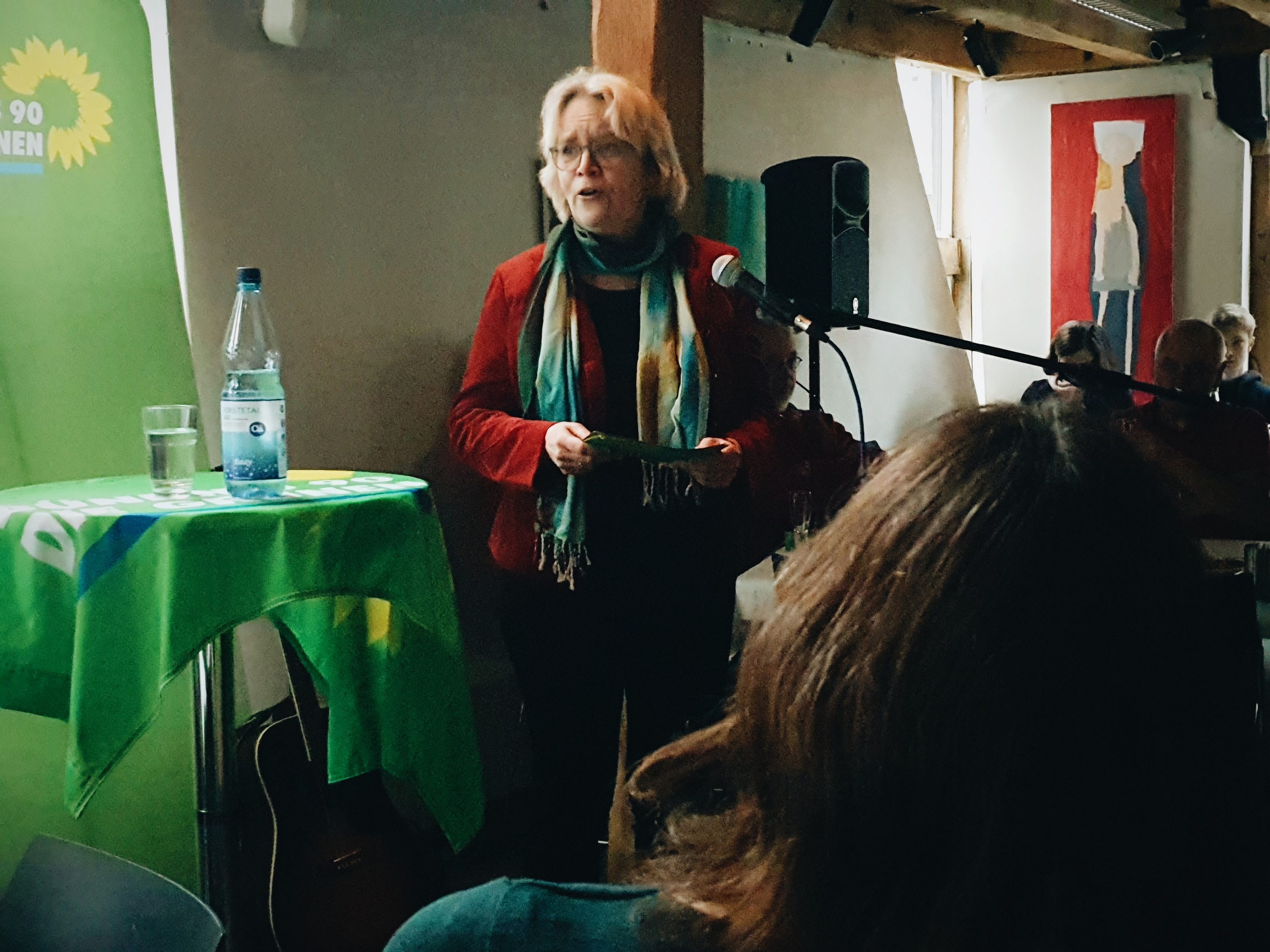 Bürgermeisterin-Kandidatin Katharina Kleine Vennekate beim Neujahrsempfang der Grünen Lemgo 2020
